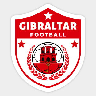 Gibraltar Football Sticker